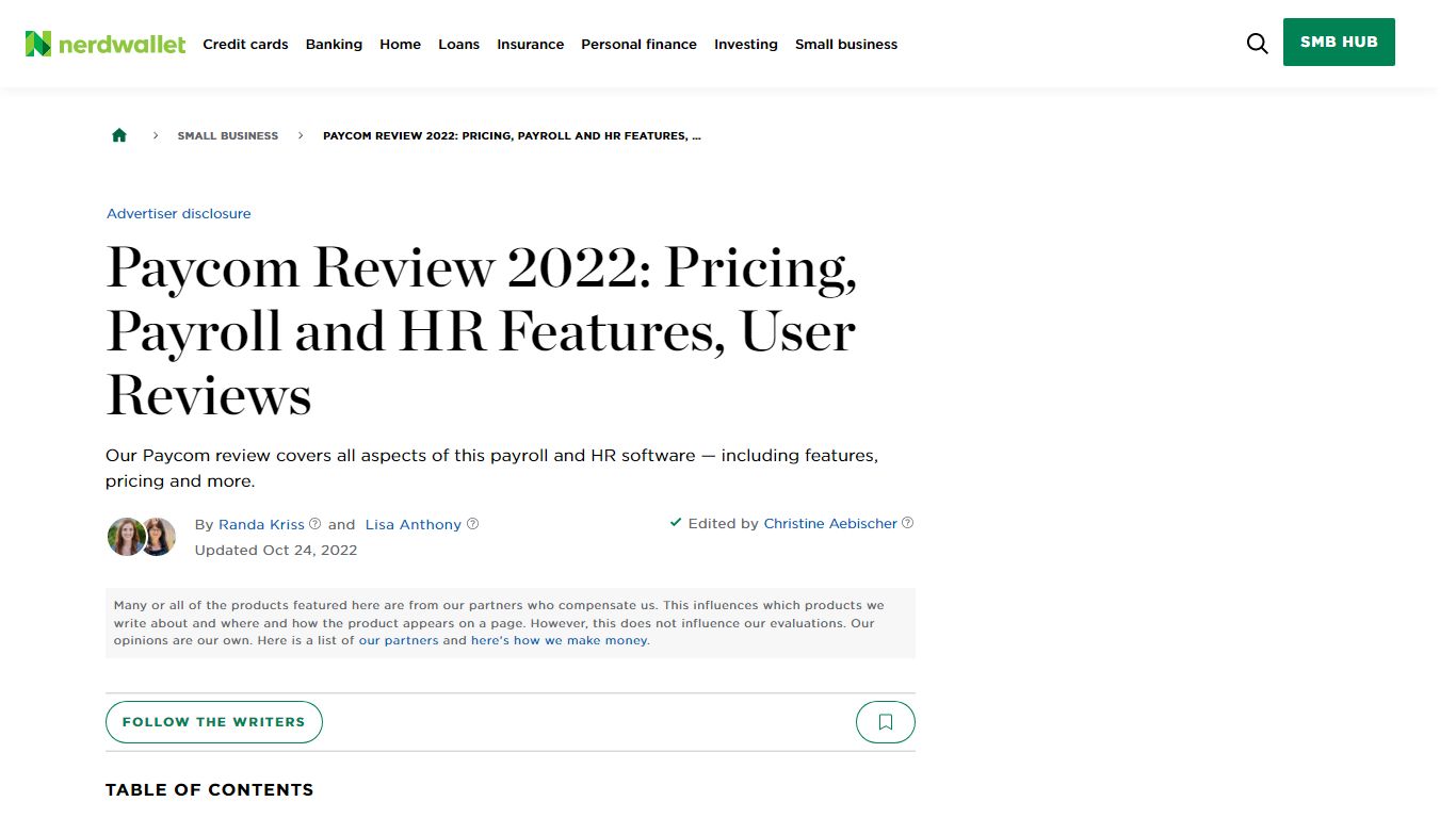 Paycom Review 2022: Pricing, Payroll and HR Features, User Reviews