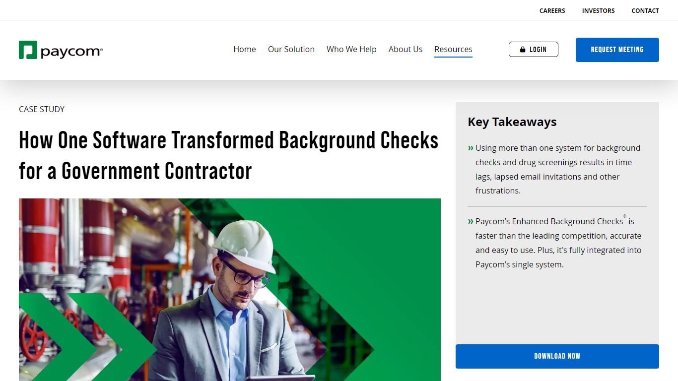 How One Software Transformed Background Checks for a ... - Paycom